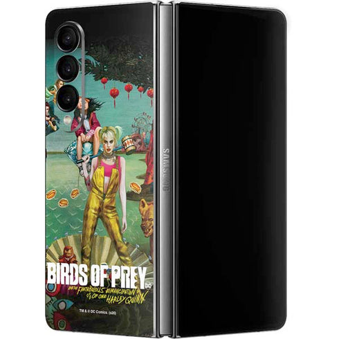 DC Comics Harley Quinn Birds of Prey Variant Movie Poster Galaxy Z Fold4 5G Skin